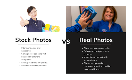 Real vs Stock Photos